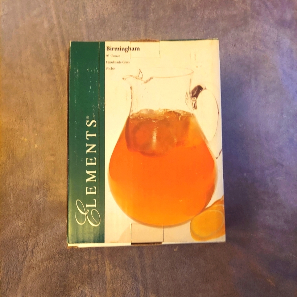 Handmade Glass Pitcher